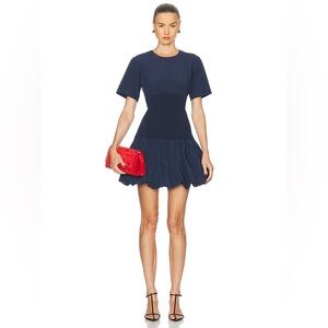 SIMKHAI Libbie Mini Dress in Midnight / Navy Blue Size XS